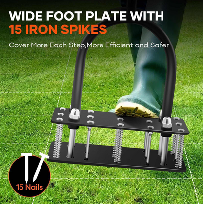 GARDENMATE - 2 In 1 Lawn Aerator