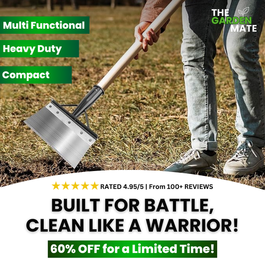 GardenMate™ - Stainless Steel Flat Shovel