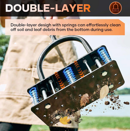 GARDENMATE - 2 In 1 Lawn Aerator